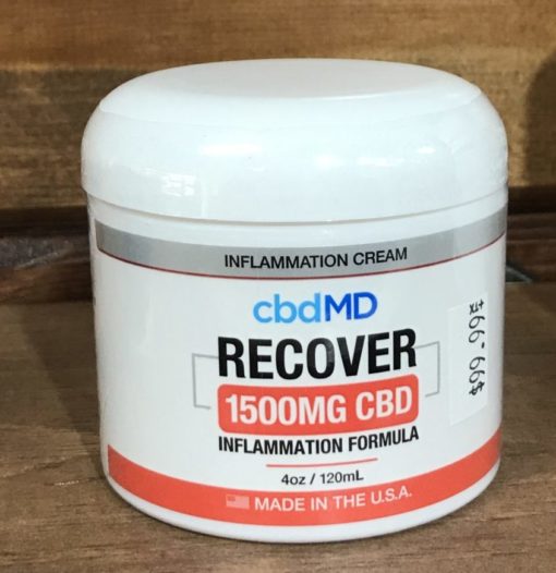 cbdmd recover 1500 cream image at Steel Valley CBD in Warren, Oh