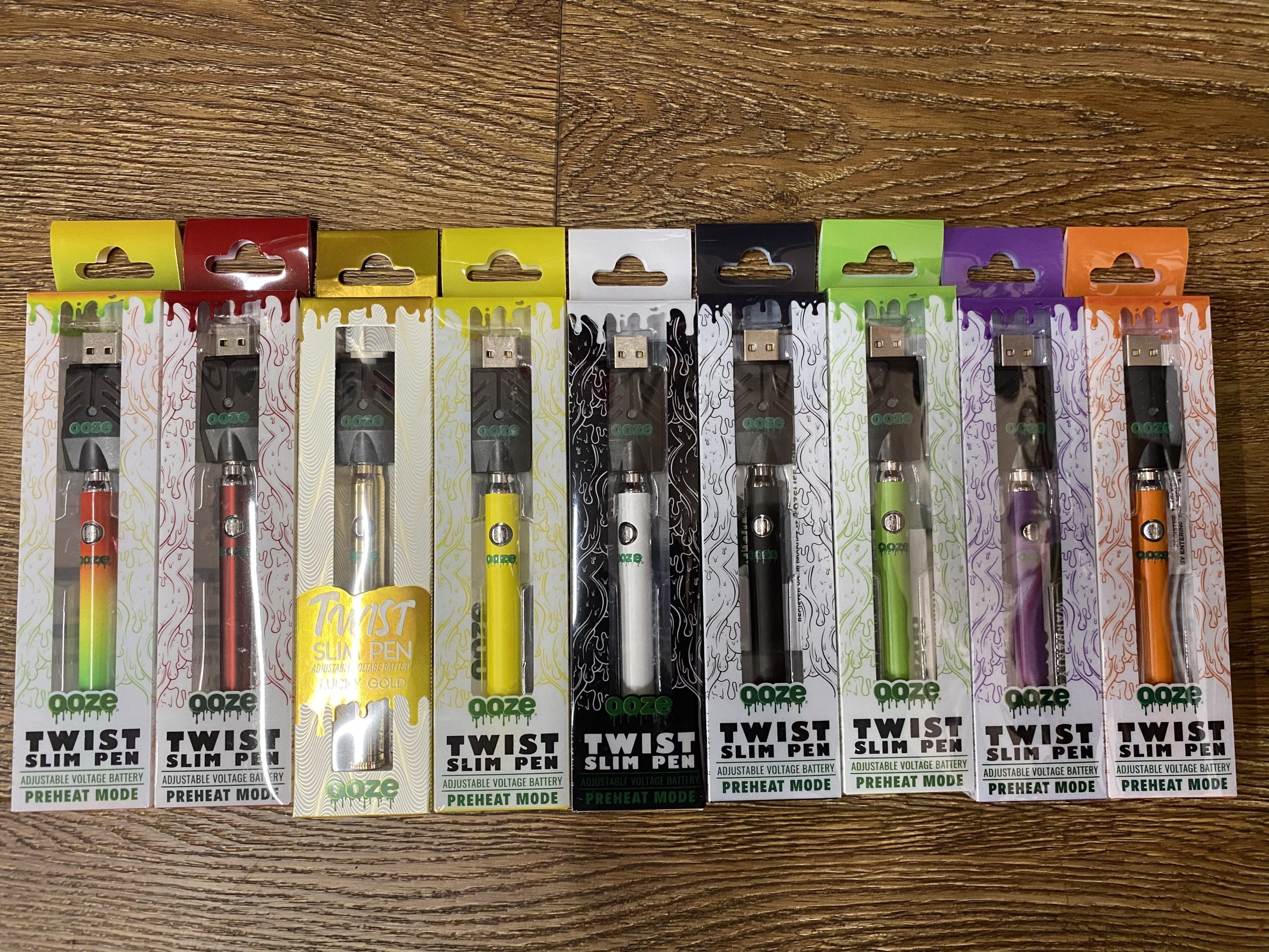 Ooze Twist Slim Pen Steel Valley Cbd 